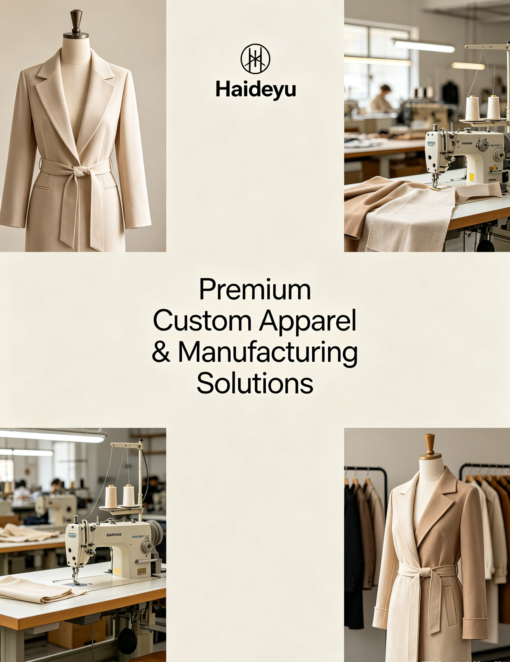 Haideyu professional apparel manufacturing and custom clothing solutions for global fashion brands