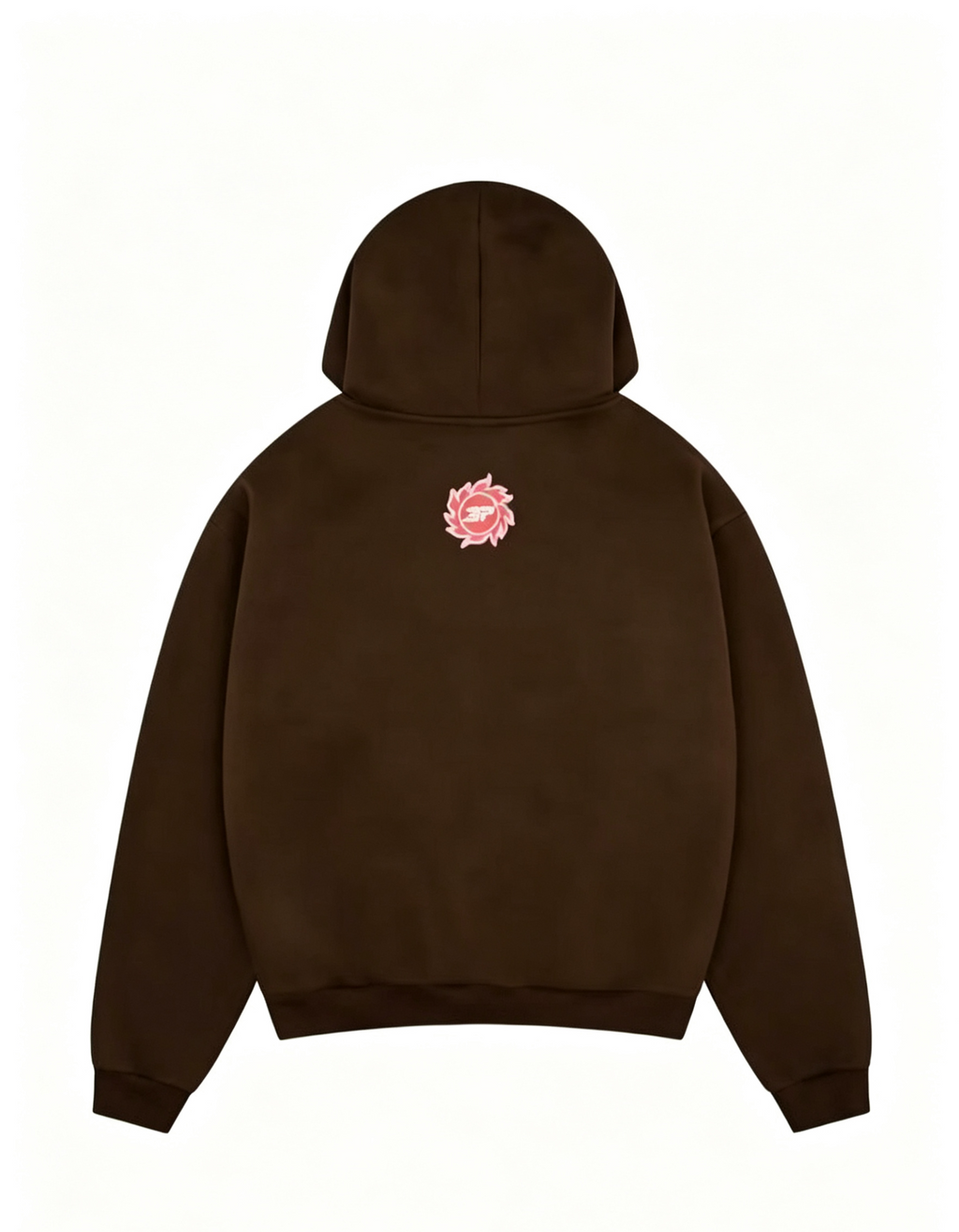 Hdfish ODM custom pullover hoodie front heart earth puff print graphic custom streetwear apparel