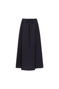 Haideyu OEM Drawstring Waist Flowy A-Line Casual Women Midi Skirt